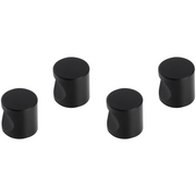 Differnz meubelknop cilinder 25 mm mat zwart – vooraanzicht