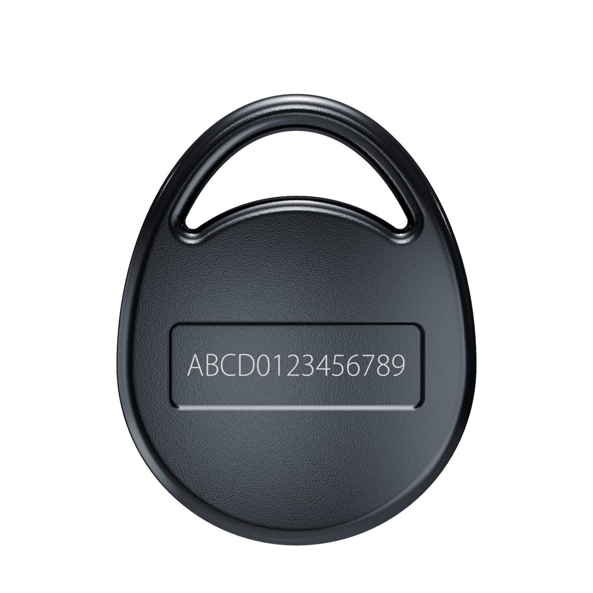 DOM Tapkey Pro sleuteltag zwart NFC – detailfoto