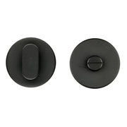 HDD Pro wc-garnituur rond Shape Class 3 mat zwart zonder indicatie vooraanzicht