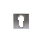 HDD Pro cilinderrozet Square 48 mm inox look vooraanzicht