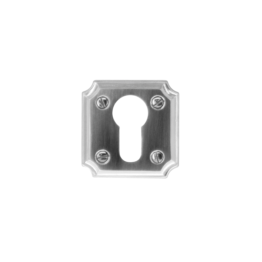 HDD Pro cilinderrozet Inox Look vooraanzicht