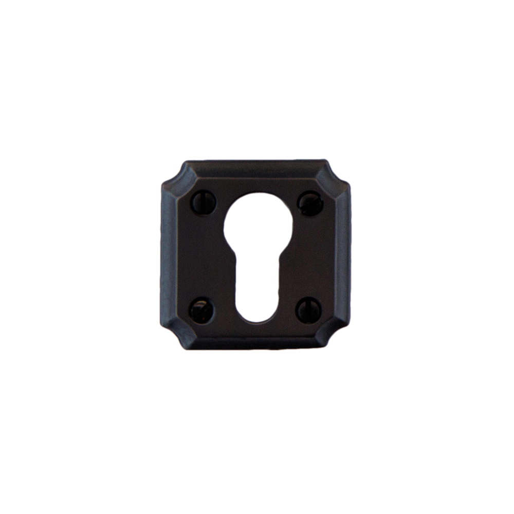 HDD Pro cilinderrozet Zwart (RAL 9005) vooraanzicht