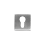 HDD Pro cilinderrozet Inox Plus (geborsteld rvs) vooraanzicht