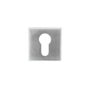 HDD Pro cilinderrozet Inox Plus (geborsteld rvs) vooraanzicht