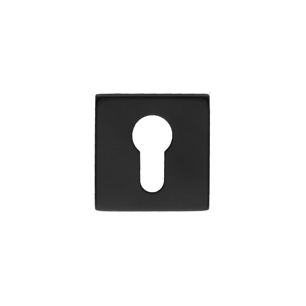 HDD Pro cilinderrozet Zwart vooraanzicht