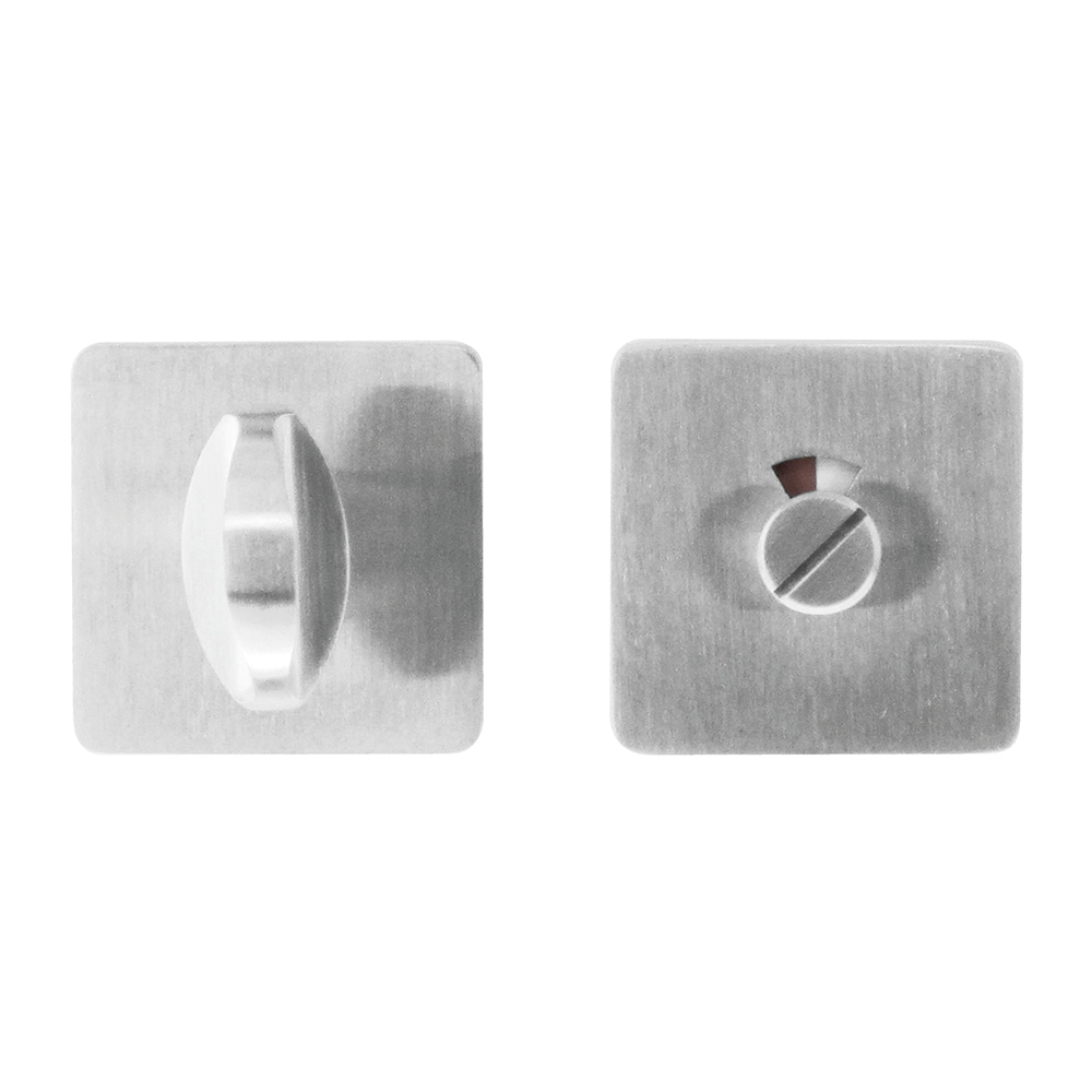 HDD Pro Rondi Inox Plus WC-garnituur rond geborsteld inox vooraanzicht