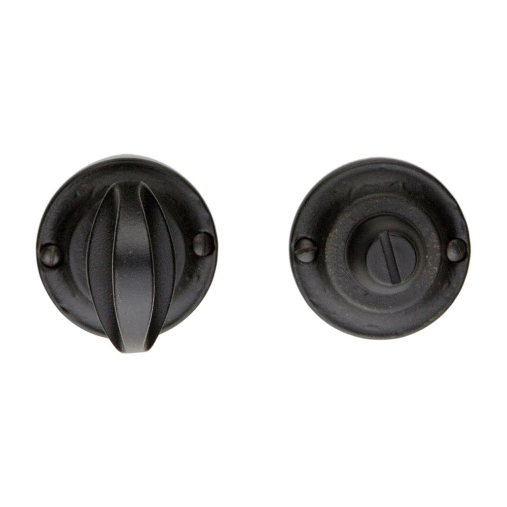 HDD Pro WC-garnituur rond Classic zwart Ø 43 mm – vooraanzicht