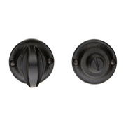 HDD Pro WC-garnituur rond Classic zwart Ø 43 mm – vooraanzicht