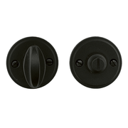 HDD Pro WC-garnituur rond Plat zwart Ø 48 mm – vooraanzicht