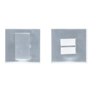 HDD Pro WC-garnituur Square 48 mm Cromsat – vooraanzicht