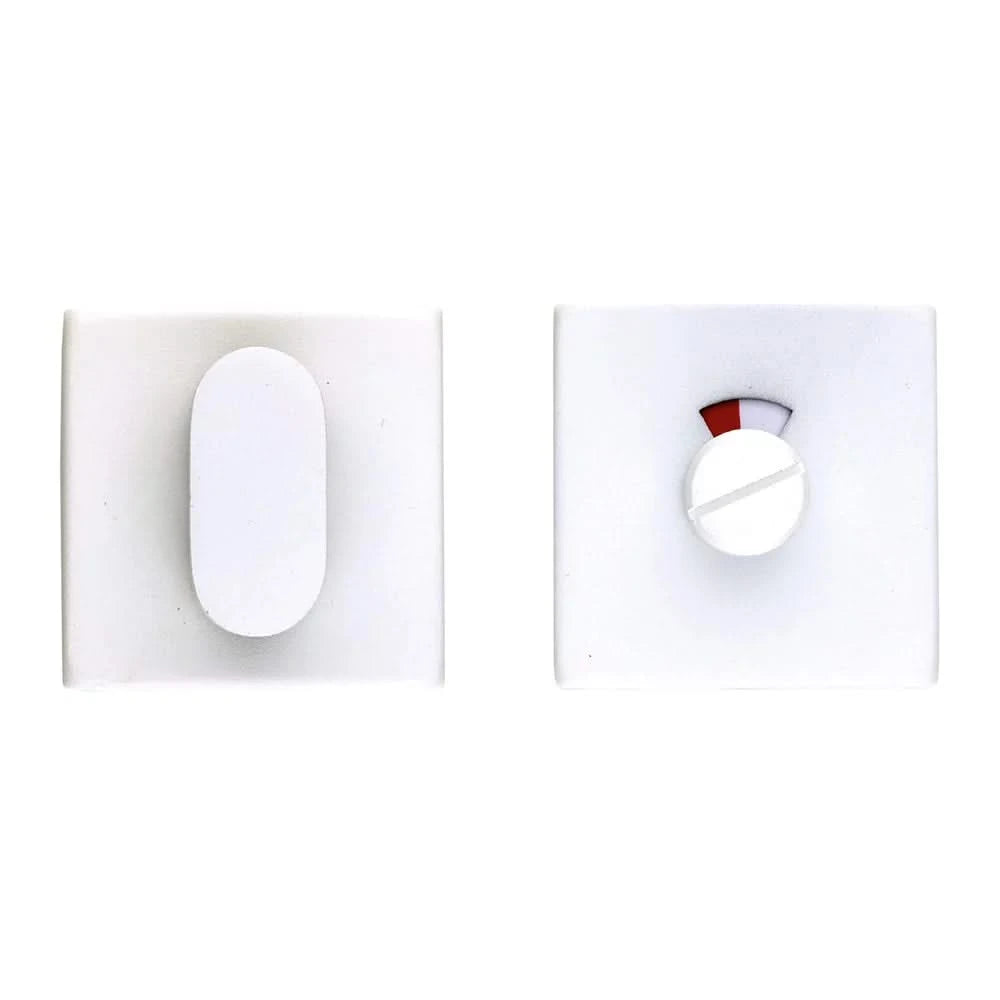 HDD Pro WC-garnituur Square Shape wit structuur – vooraanzicht