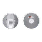 HDD Pro WC-garnituur rond klikrozas 45 mm in geanodiseerd aluminium, vooraanzicht