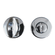 HDD Pro WC-garnituur rond klikrozas 45 mm in chroom, vooraanzicht
