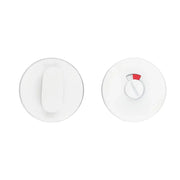 HDD Pro WC-garnituur rond model Shape in mat wit structuur, vooraanzicht