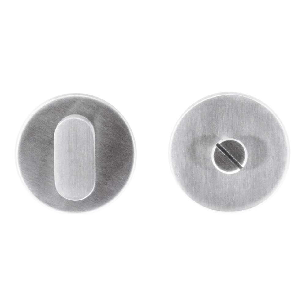 HDD Pro wc-garnituur rond Shape Class 3 inox geborsteld zonder indicatie vooraanzicht