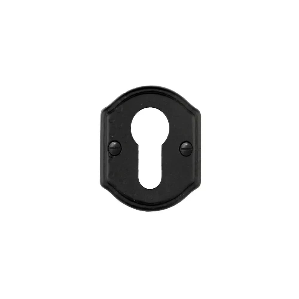 HDD Pro cilinderrozet zwart (RAL 9005) vooraanzicht