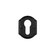 HDD Pro cilinderrozet zwart (RAL 9005) vooraanzicht