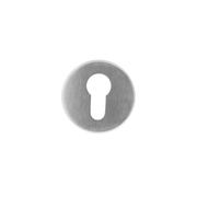 HDD Pro cilinderrozet rond Shape Flat inox geborsteld vooraanzicht