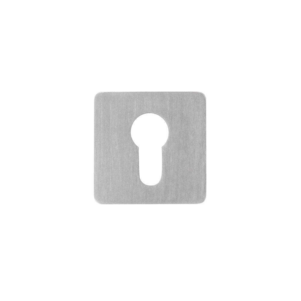 HDD Pro cilinderrozet Rondi Inox Plus geborsteld vooraanzicht