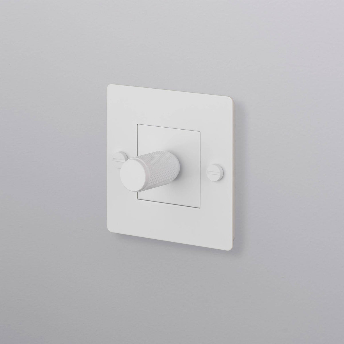 Buster + Punch dimmer Cross Wit vooraanzicht
