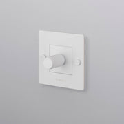 Buster + Punch dimmer Cross Wit vooraanzicht