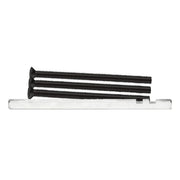 AXA verlengset krukstift 150 mm boutenset M6x90 zwart - vooraanzicht