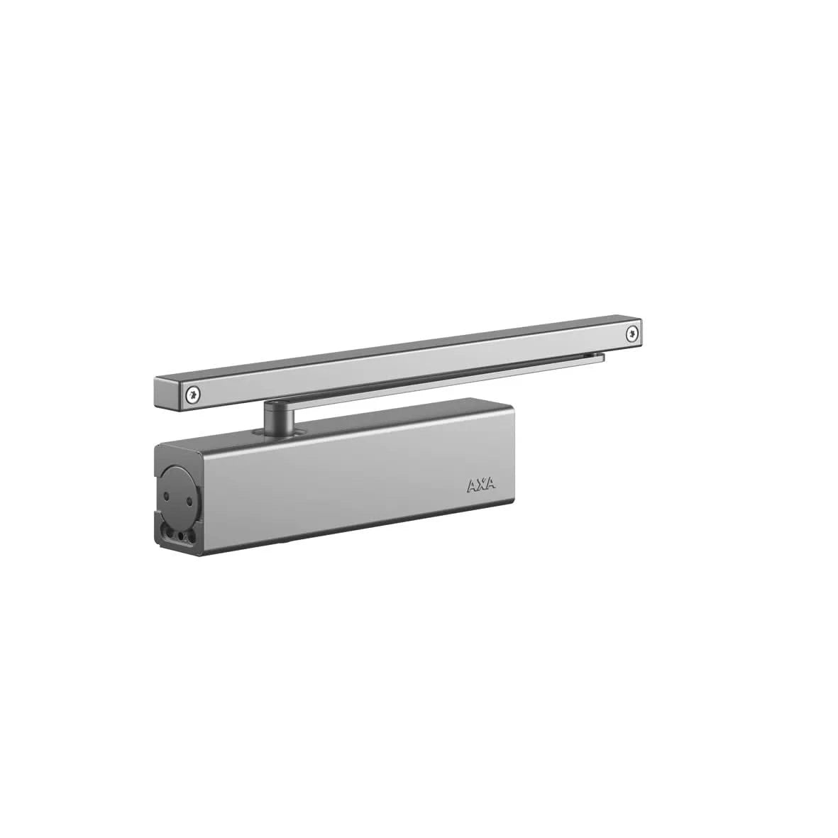 AXA deurdranger 7509 met glij-arm grijs – vooraanzicht