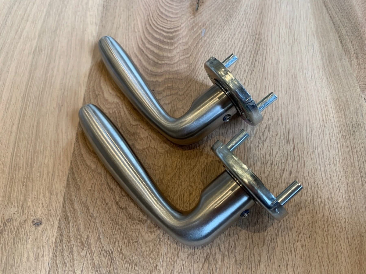 Hafi Private Line deurkruk model 204 Sigaar rond RVS geborsteld – detailfoto