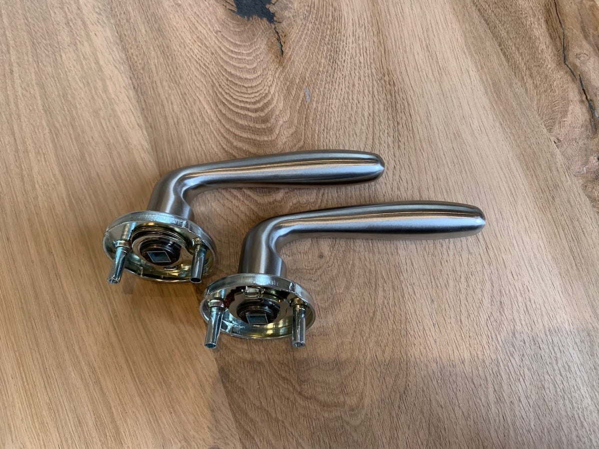 Hafi Private Line deurkruk model 204 Sigaar rond RVS geborsteld – detailfoto