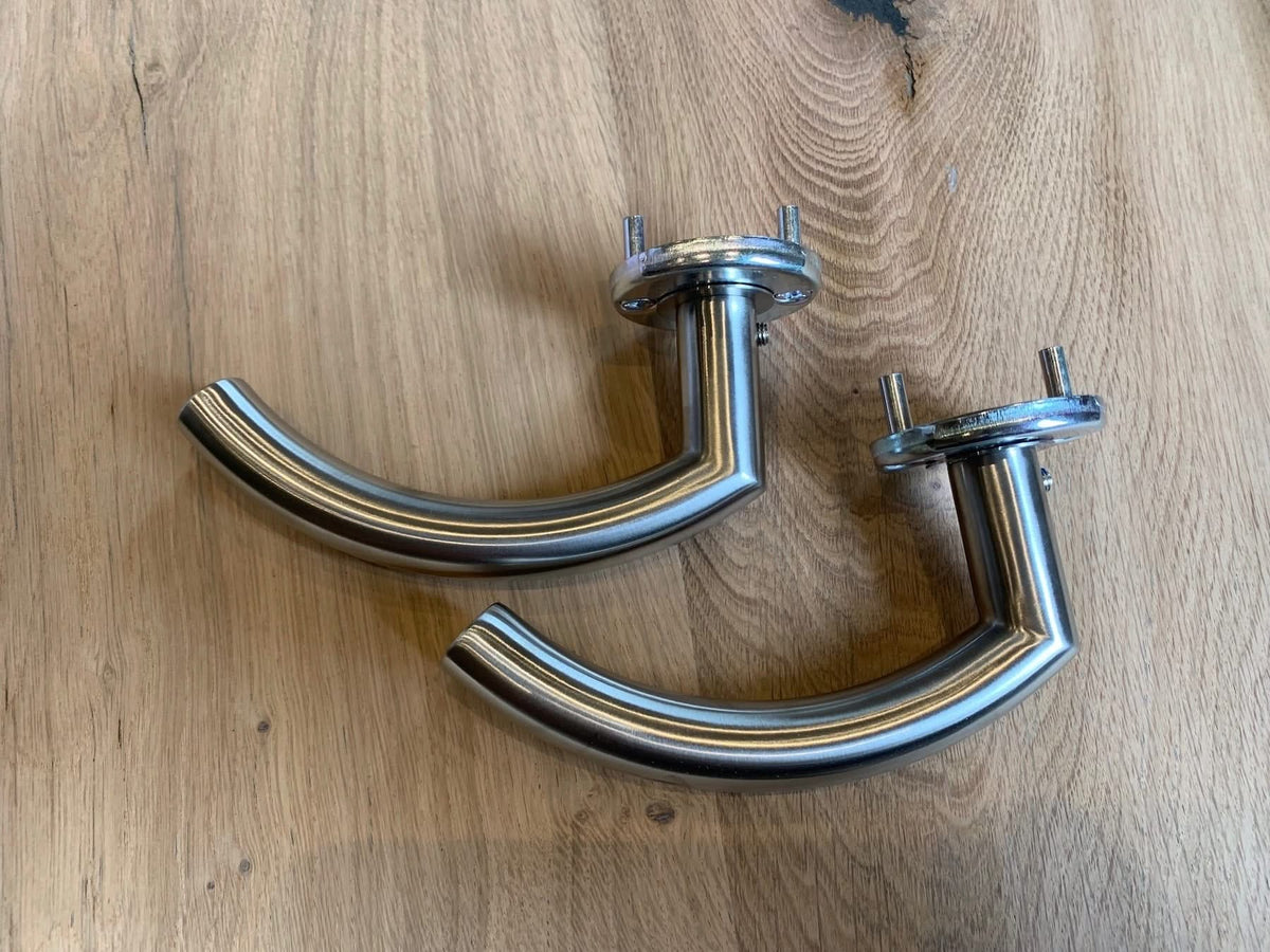 Hafi Private Line deurkruk model 207 rond RVS geborsteld – detailfoto