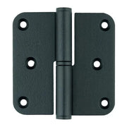HDD Pro zwarte paumelle 80x80x2,5 mm fonte vooraanzicht