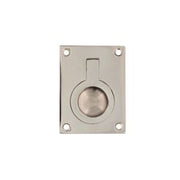 Intersteel luikring 50x39mm nikkel - vooraanzicht