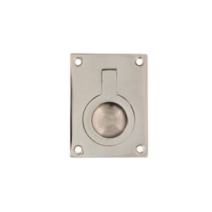 Intersteel luikring 50x39mm nikkel - vooraanzicht
