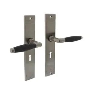 Intersteel deurkruk Ton Basic schild mat nikkel set per paar