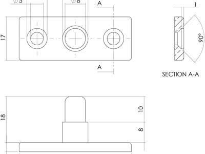 Intersteel stelpen nikkel mat detail