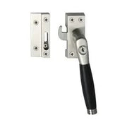 Intersteel raamsluiting Ton 222 afsluitbaar SKG1 rechts nikkel mat/ebbenhout vooraanzicht