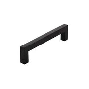 Intersteel Meubelgreep Vierkant 108mm Zwart – vooraanzicht