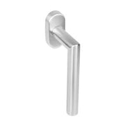 Intersteel raamkruk hoek 90° RVS geborsteld vooraanzicht