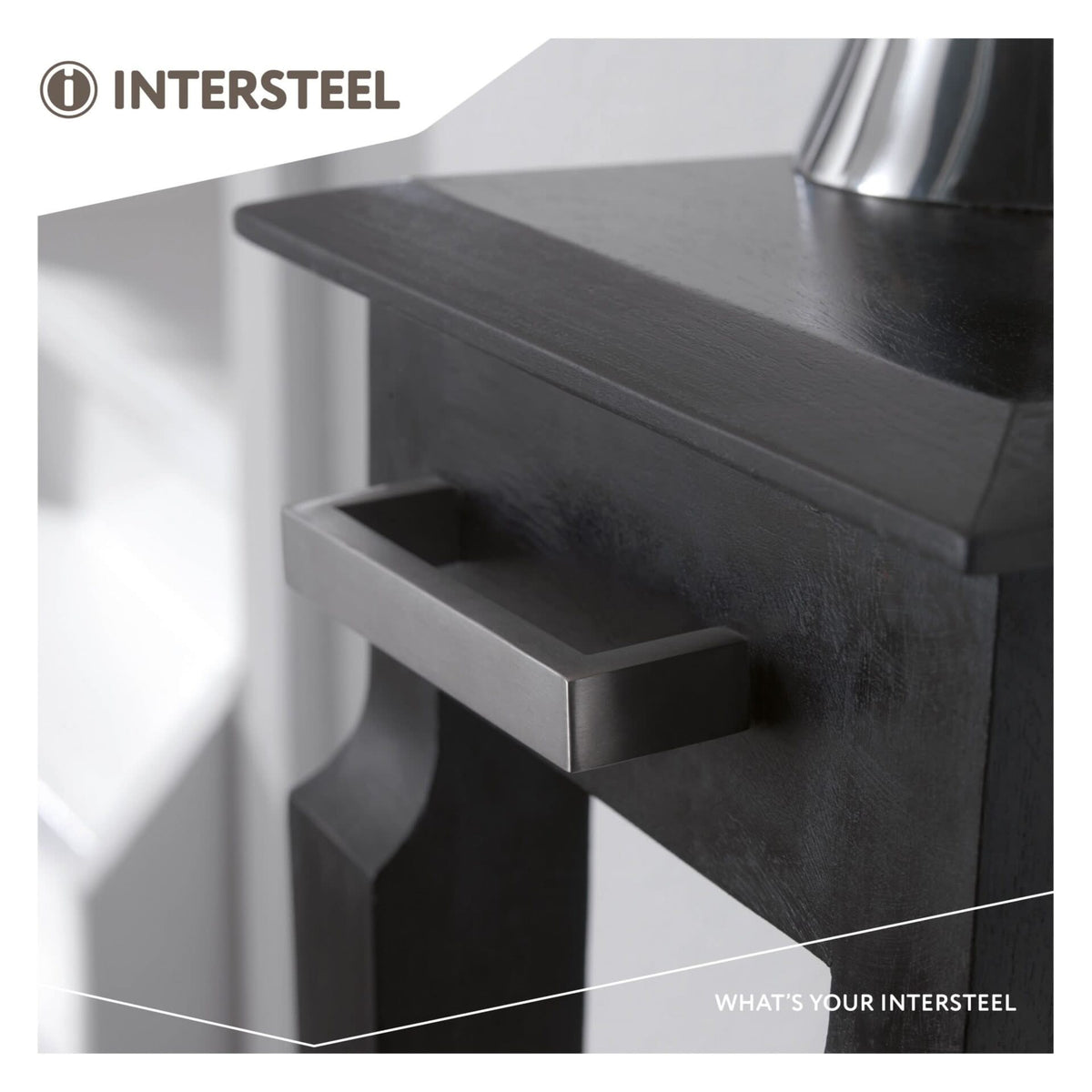 Intersteel meubelgreep rechthoek 138 mm RVS geborsteld afmetingen