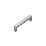Intersteel meubelgreep rechthoek 205 mm RVS geborsteld vooraanzicht