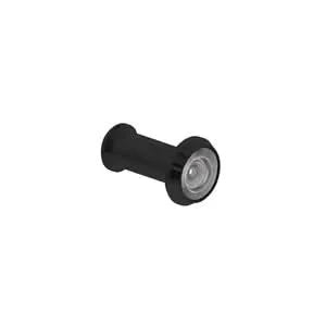 Intersteel deurspion 180° mat zwart – vooraanzicht