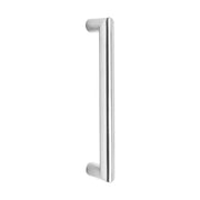 Intersteel Deurgreep per stuk recht-90° 630 mm RVS geborsteld – vooraanzicht