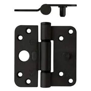 Intersteel glijlagerscharnier 89 x 89 x 3 mm DIN links zwart SKG3 – vooraanzicht