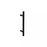 Intersteel deurgreep T-model mat zwart 300 mm – vooraanzicht