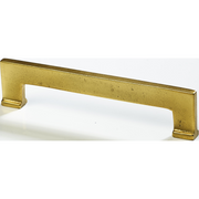 Jolie Evoke meubelgreep 128 mm antiek goud vooraanzicht