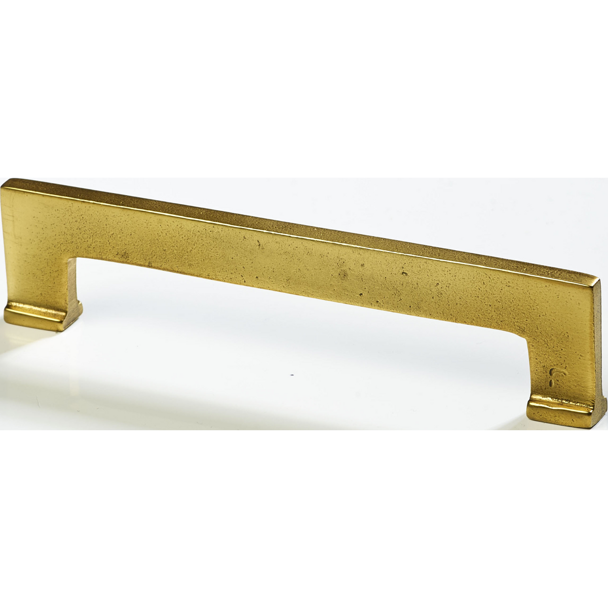 Jolie Evoke meubelgreep 128 mm antiek goud vooraanzicht