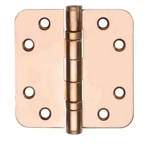 FORMANI kogellagerscharnier 89x89 mm PVD koper - vooraanzicht