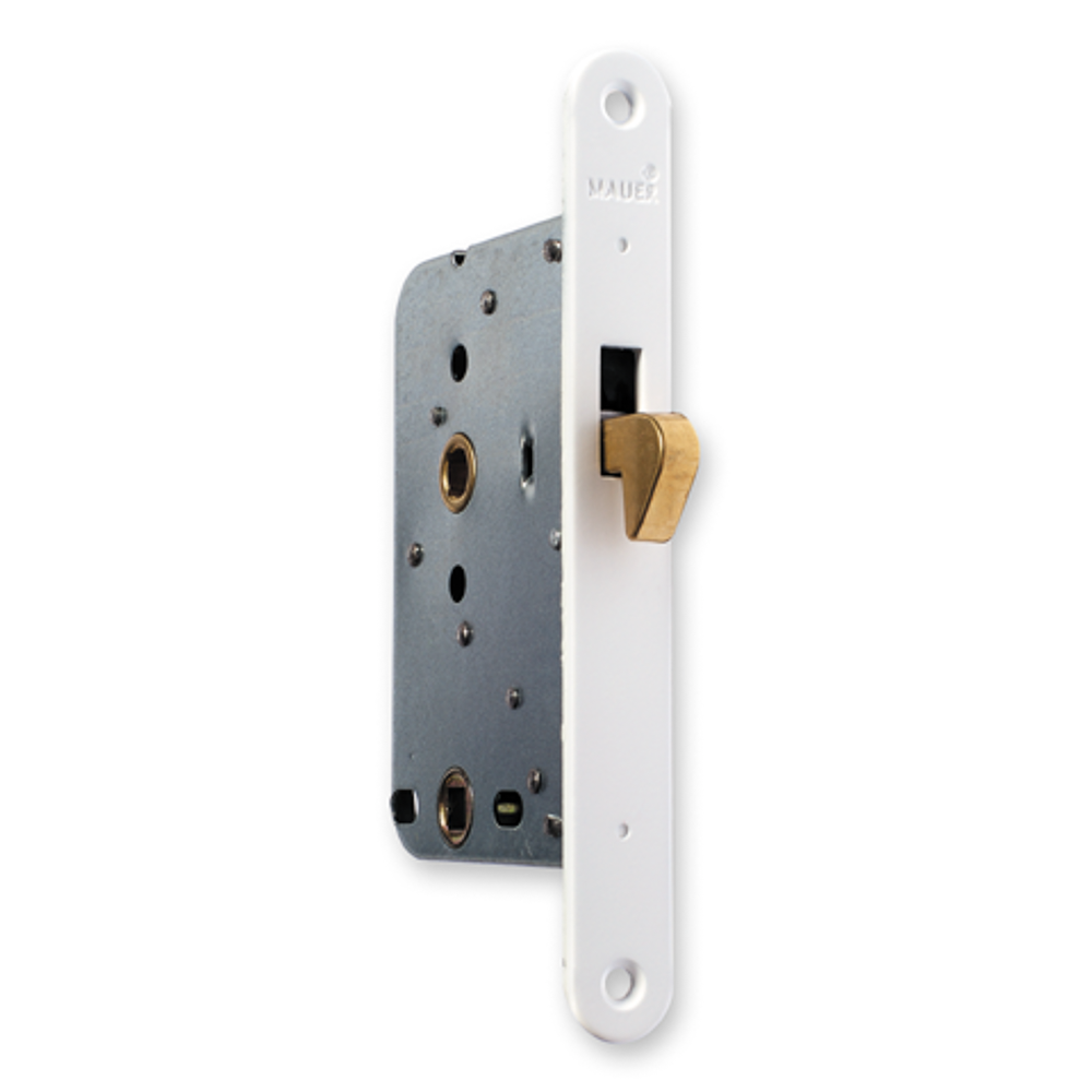 Mauer 1134 schuifdeurslot RVS met sluitplaat
