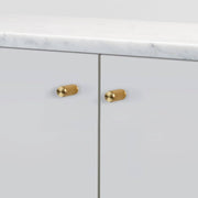 Buster + Punch Linear meubelknop goud - vooraanzicht