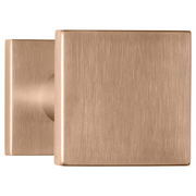 FORMANI BSQ60V voordeurknop PVD licht brons vooraanzicht